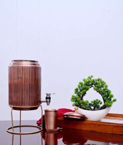 COPPER WATER TANKI. PURE COPPER 5 LTR TANKI