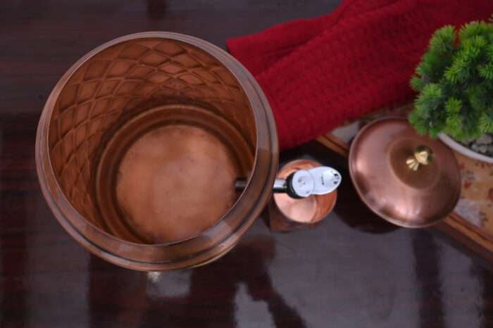 COPPER WATER TANKI. PURE COPPER 5 LTR TANKI