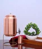 COPPER WATER TANKI. PURE COPPER 5 LTR TANKI
